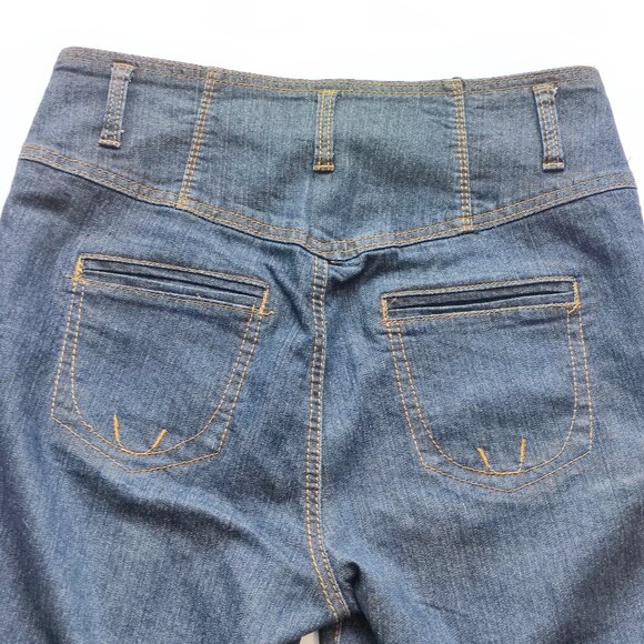 Seduction Sirens jeans high rise denim blue women's junior size 9 - Picture 4 of 11